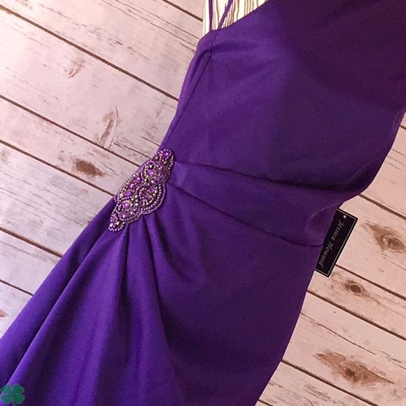 NWT Jessica Howard One Shoulder Dress Size 14 - Picture 4 of 9